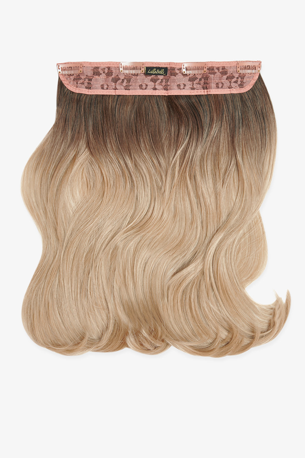 Iced latte 14 clip in hair extensions 120g