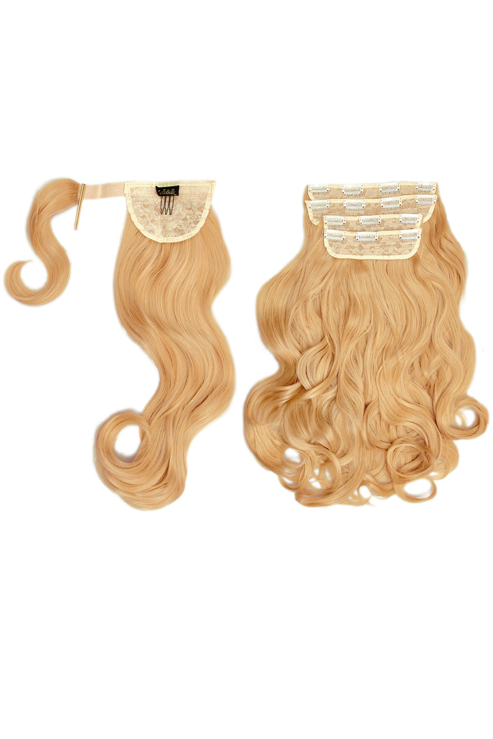 Champagne Blonde Clip In Hair Extension Starter Kit