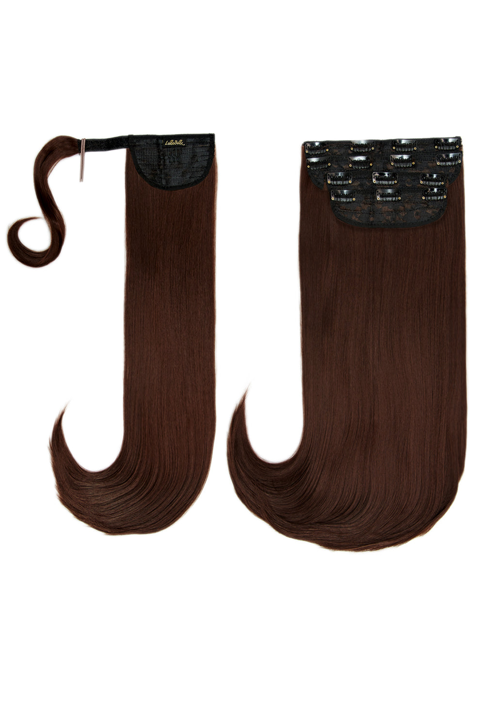 Warm Brunette Clip In Hair Extensions Starter Set