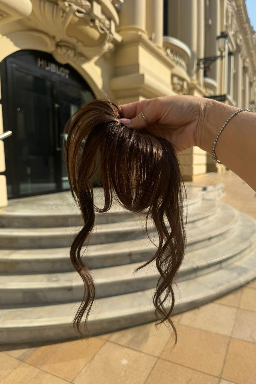 Feathered Fringe Clip In Bangs