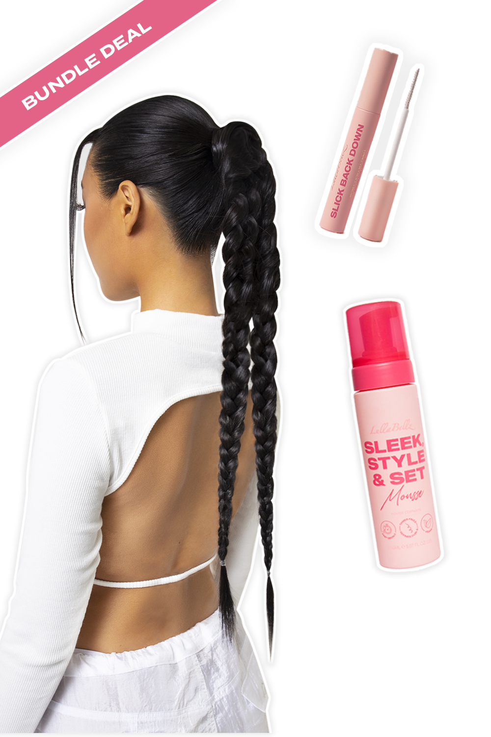 Grande 26" Double Up Braid + Hair Care Bundle