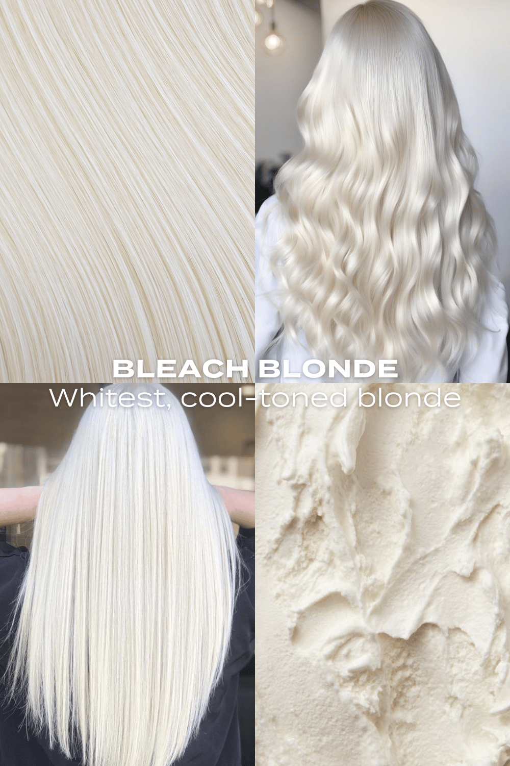 Super Thick 16" 5 Piece Blow Dry Wavy Clip In Hair Extensions - BLONDES | BLEACH BLONDE #3