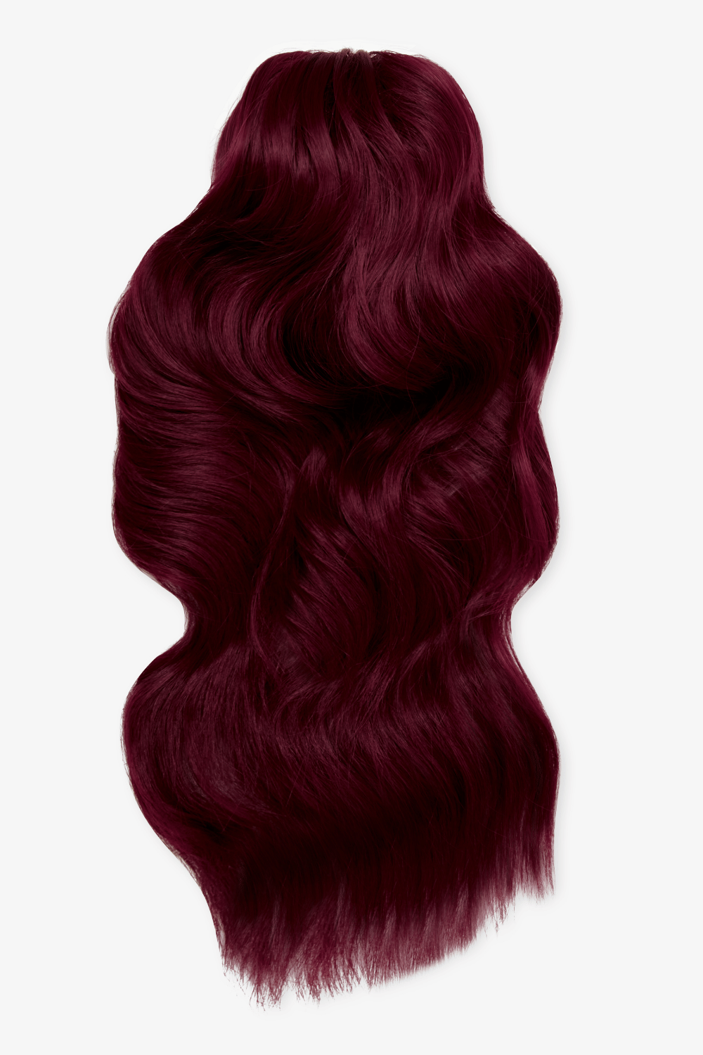 Brushed Out Wave 16" Claw Clip Pony - REDS | BURGUNDY #2