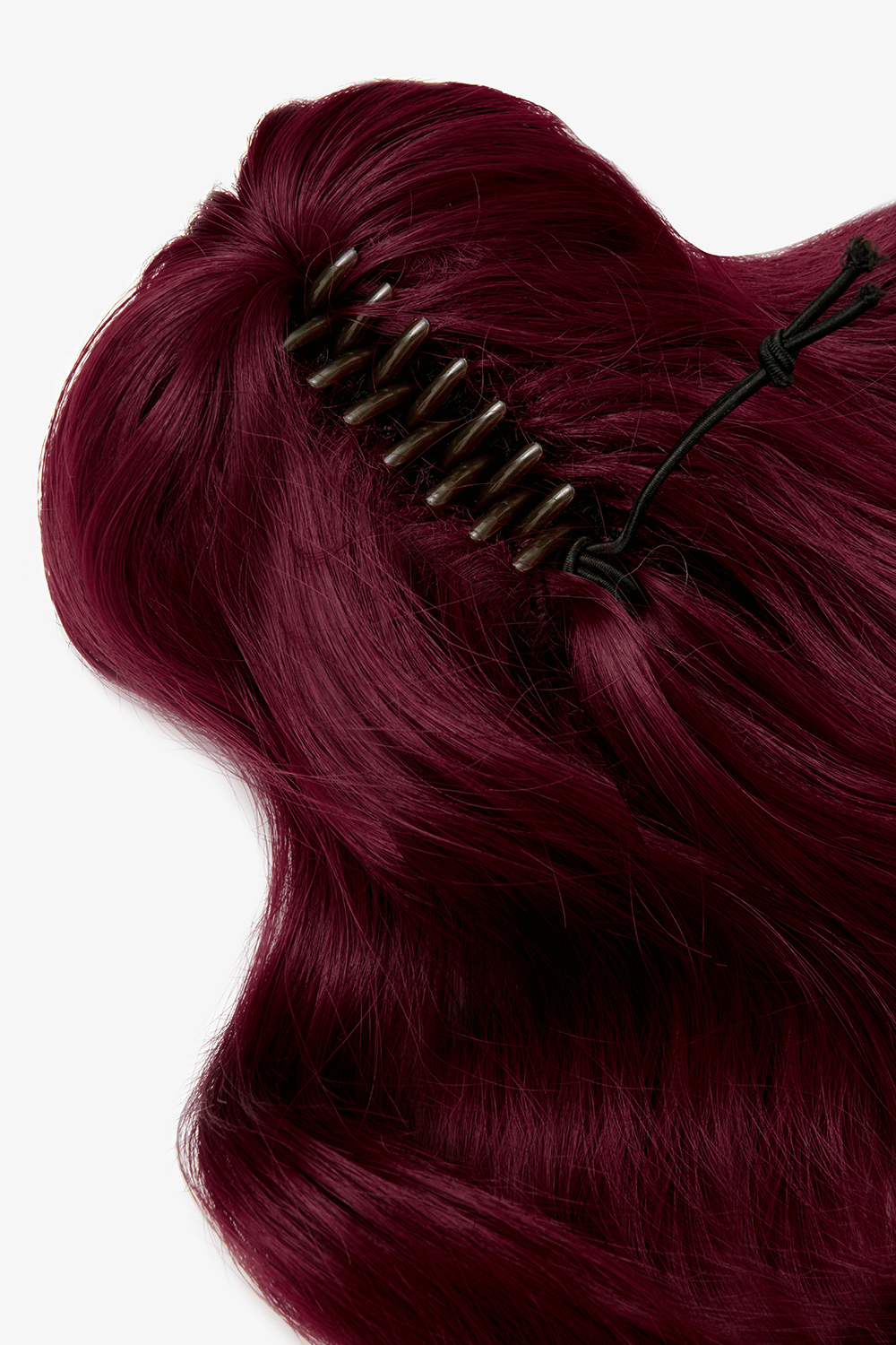 Brushed Out Wave 16" Claw Clip Pony - REDS | BURGUNDY #3