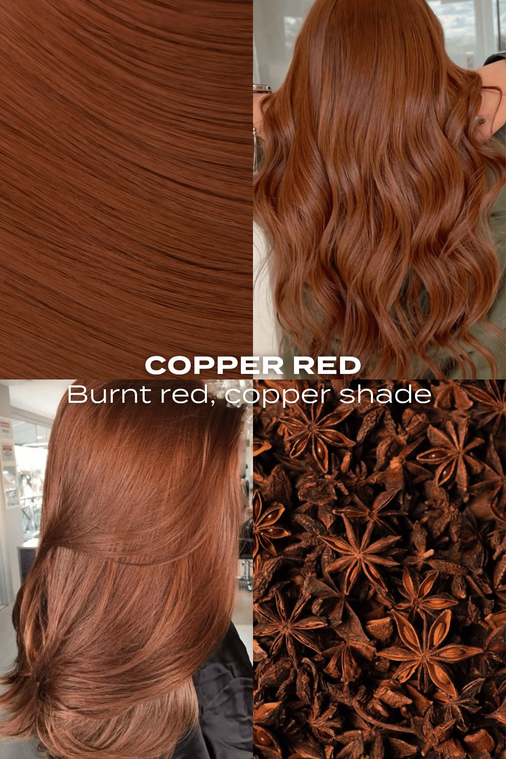 Super Thick 22" 5 Piece Straight Clip In Hair Extensions - REDS | COPPER RED #3