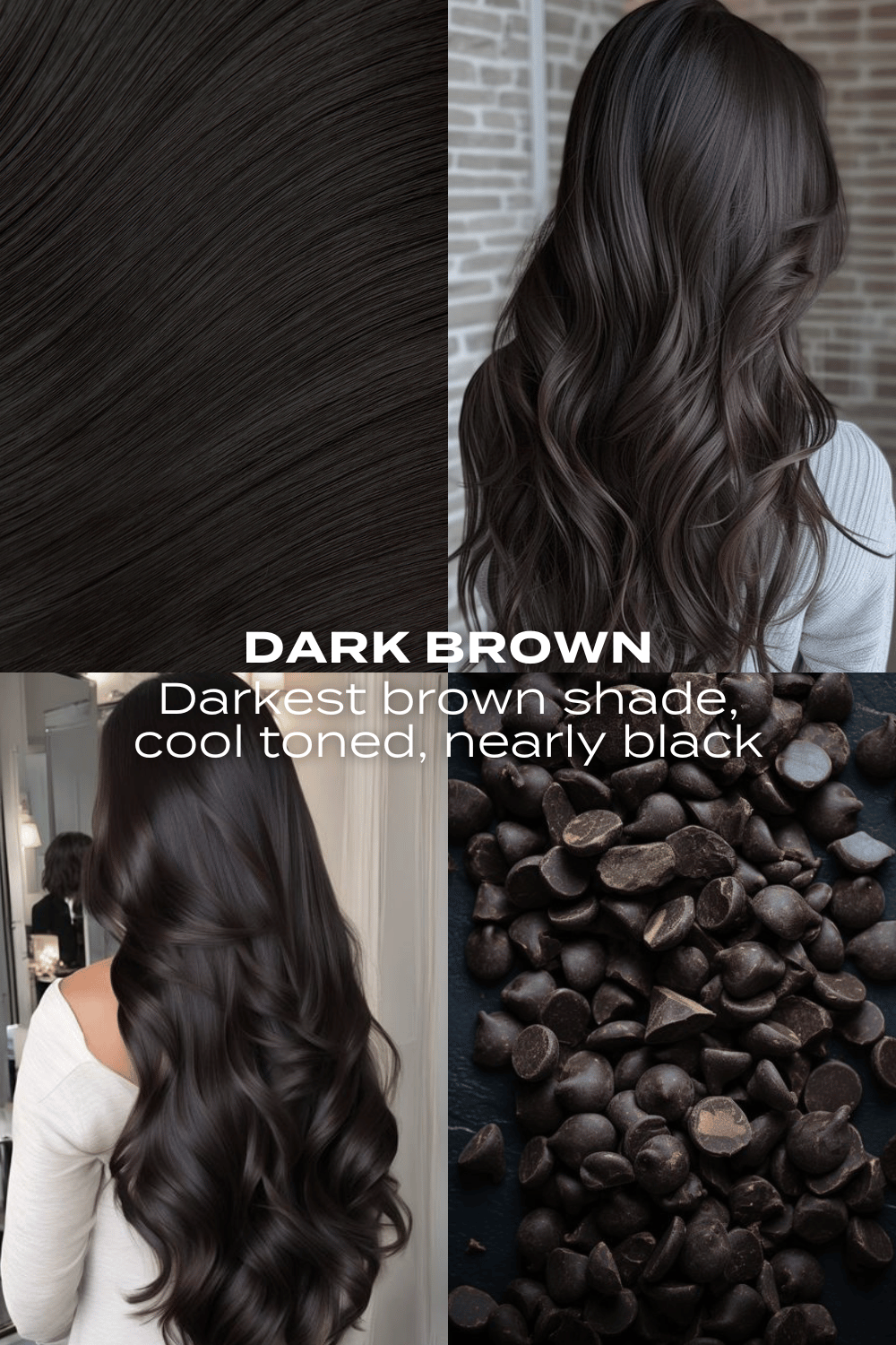 18” 1 Piece Hidden Halo Blow Dry Hair Extensions - BROWNS | DARK BROWN #3