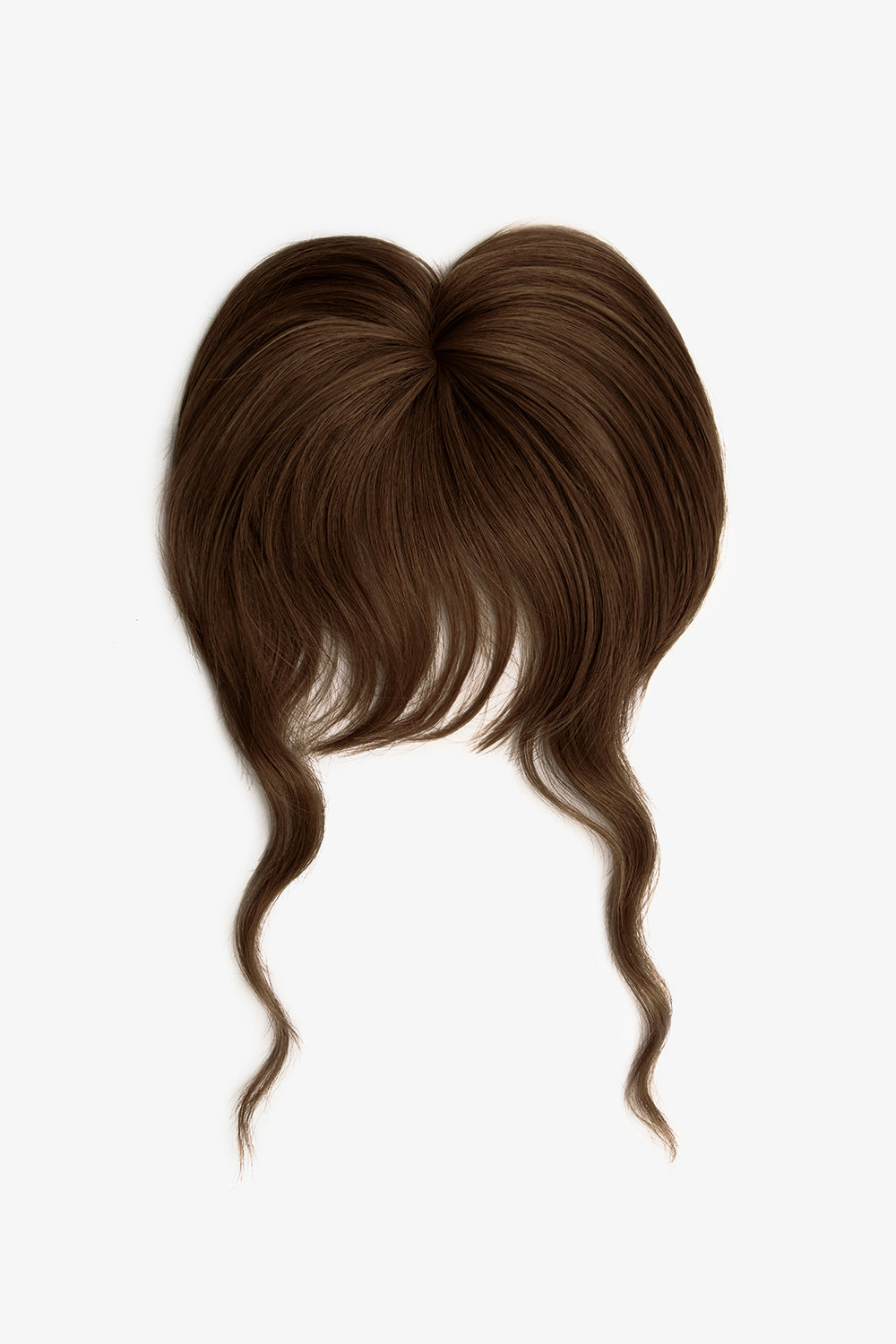 Feathered Fringe Clip In Bangs - BROWNS | CHESTNUT #2