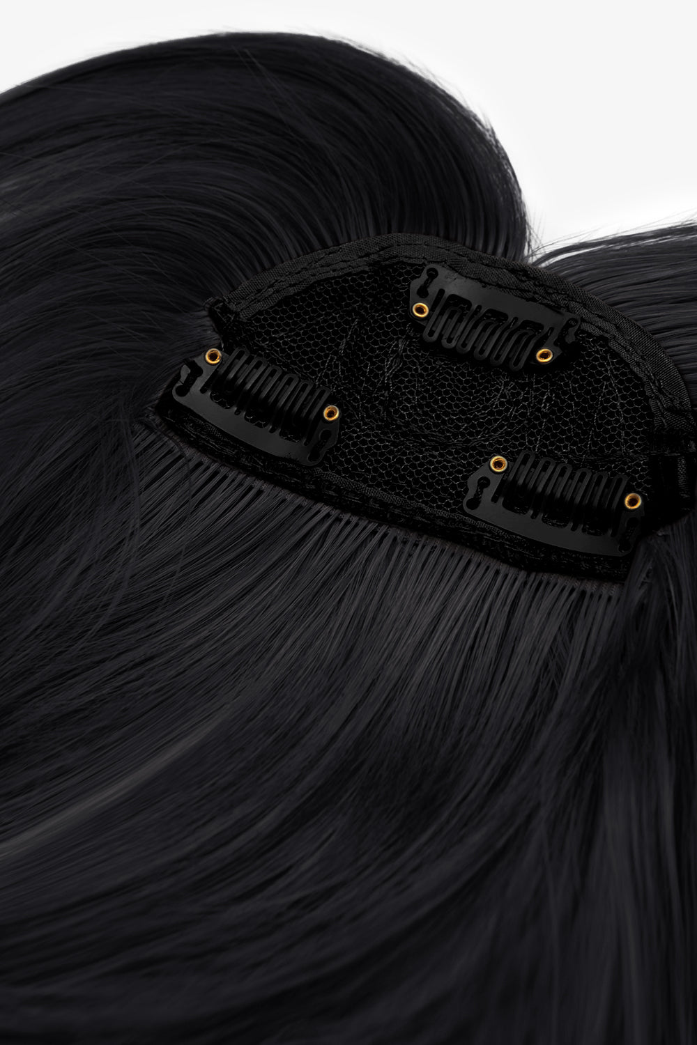 Feathered Fringe Clip In Bangs - BLACKS | JET BLACK #2