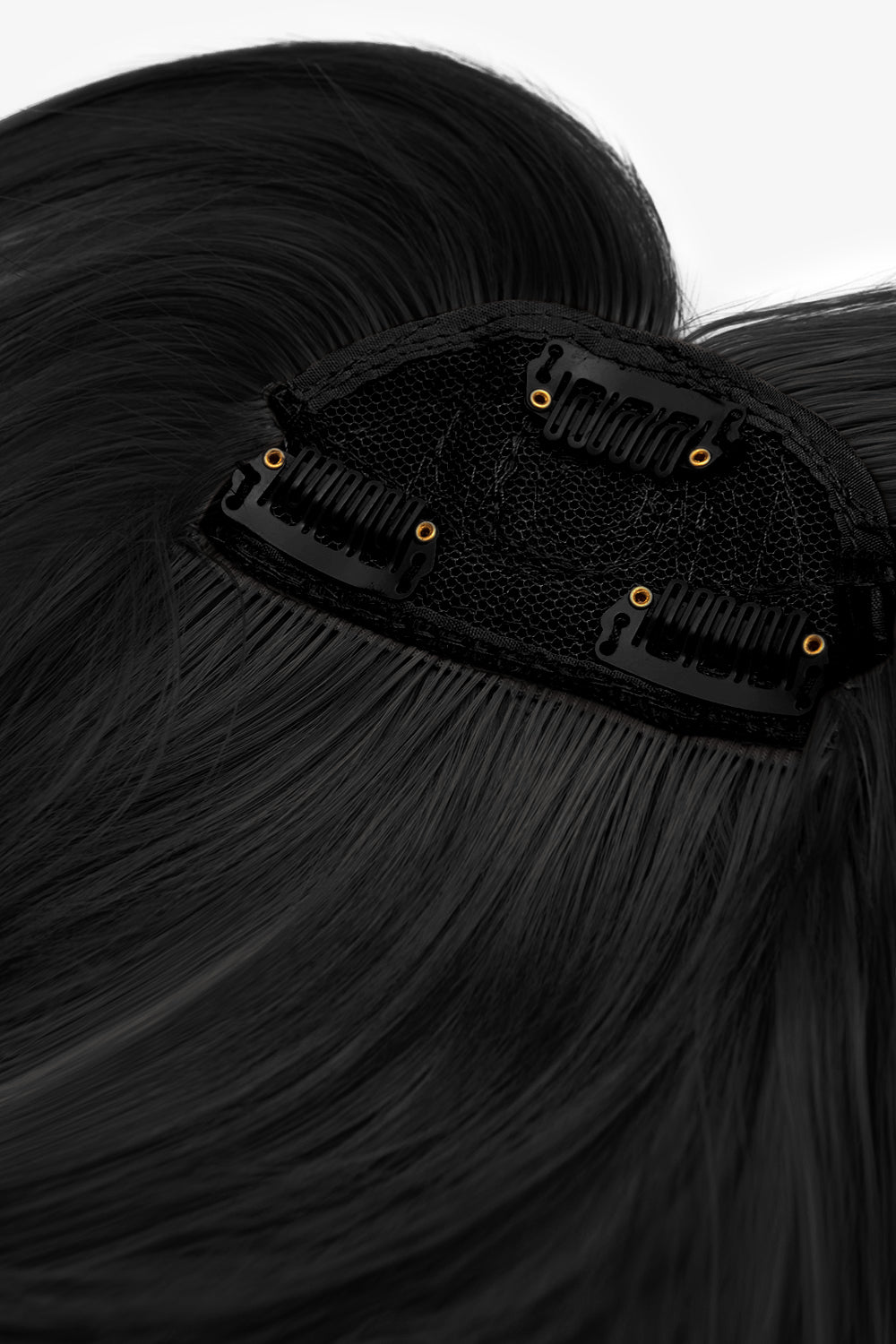 Feathered Fringe Clip In Bangs - BLACKS | NATURAL BLACK #3