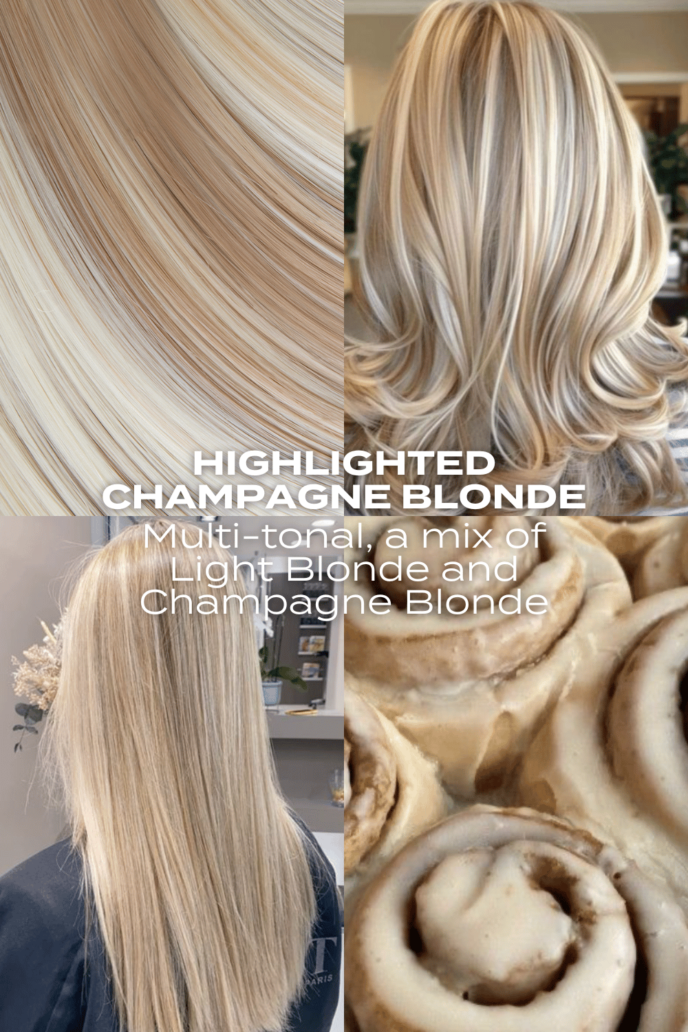 Super épais 40,6 cm 5 pièces brushing ondulé clip dans les extensions de cheveux - BLONDS | CHAMPAGNE MIS EN ÉVIDENCE #3