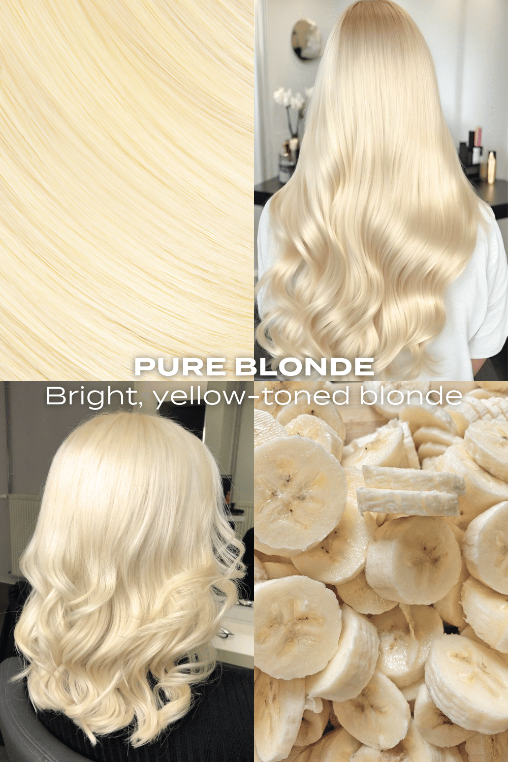 Super Thick 22" 5 Piece Blow Dry Wavy Clip In Hair Extensions - BLONDES | PURE BLONDE #3