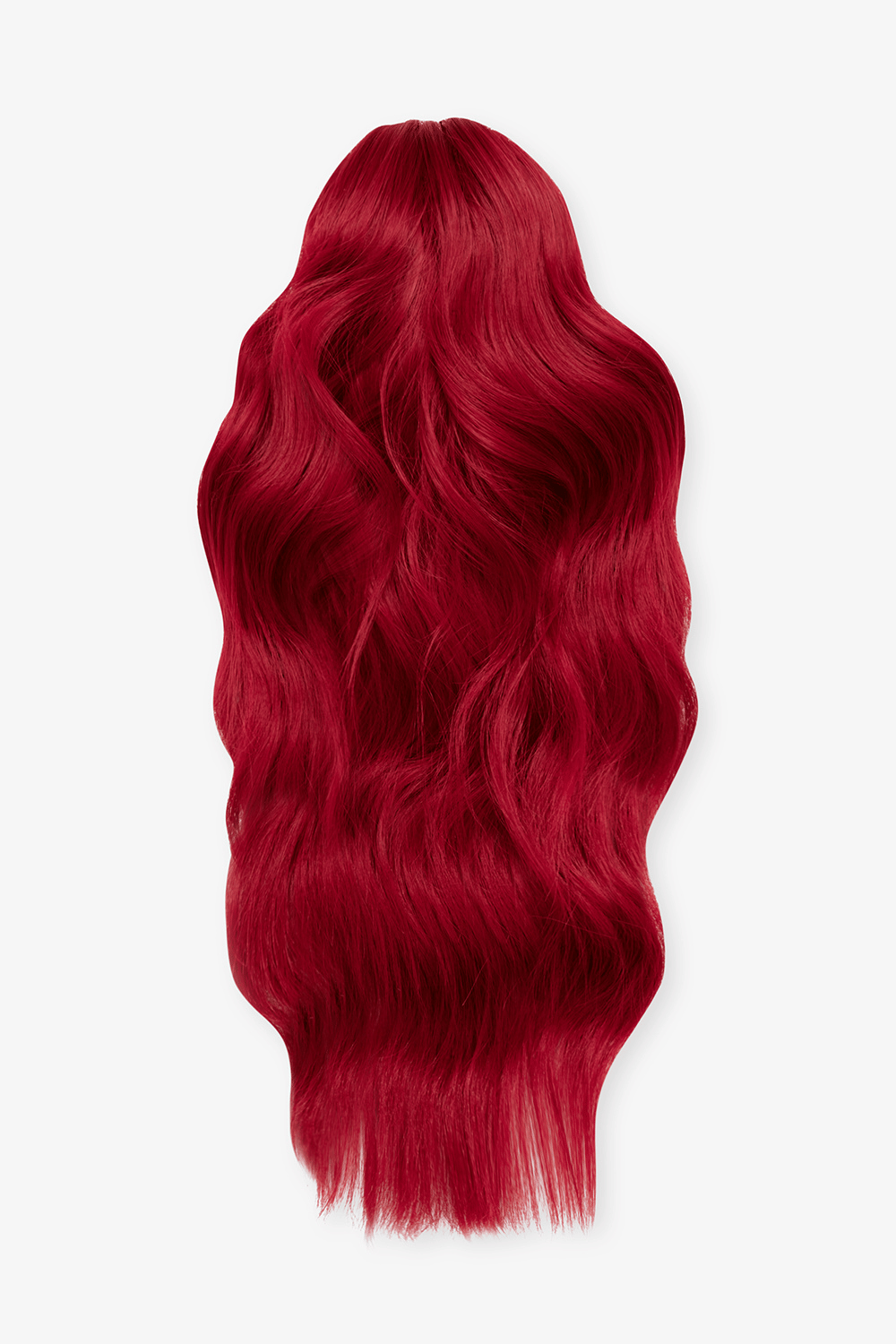 Brushed Out Wave 16" Claw Clip Pony - REDS | RUBY RED #2