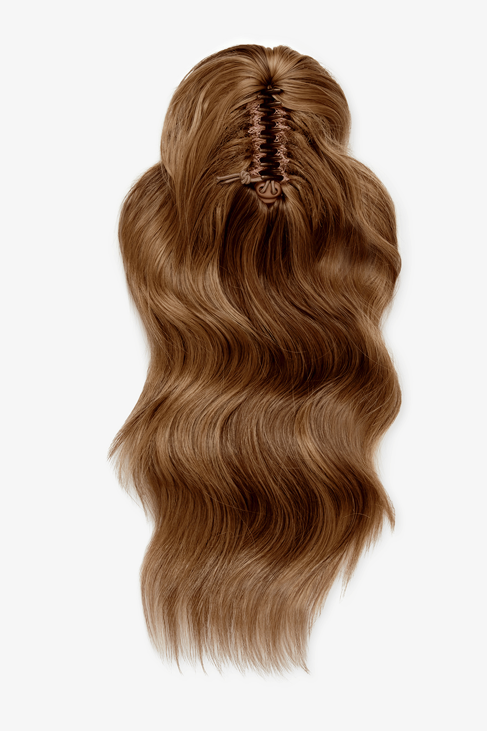 Brushed Out Wave 16" Claw Clip Pony - BROWNS | TOFFEE BROWN #2