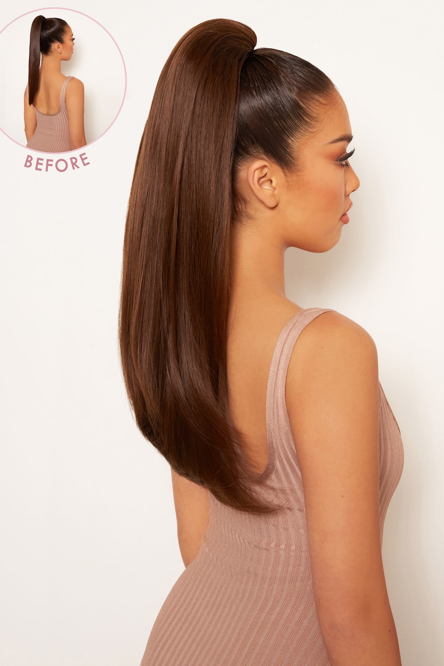 Cute Short Babydoll Pigtail Extensions (Brown)'s Code & Price
