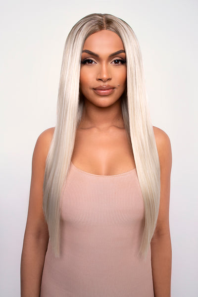 Blonde soft golden ash lace shops front wig